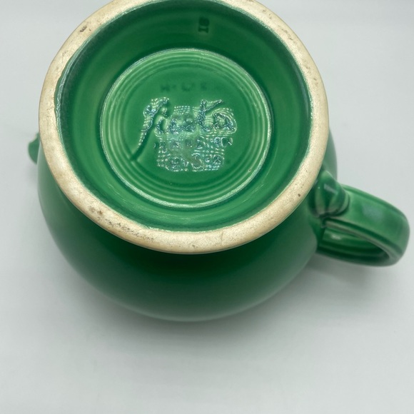 Fiesta teapot, lid original green vintage Homer Laughlin - Picture 8 of 8